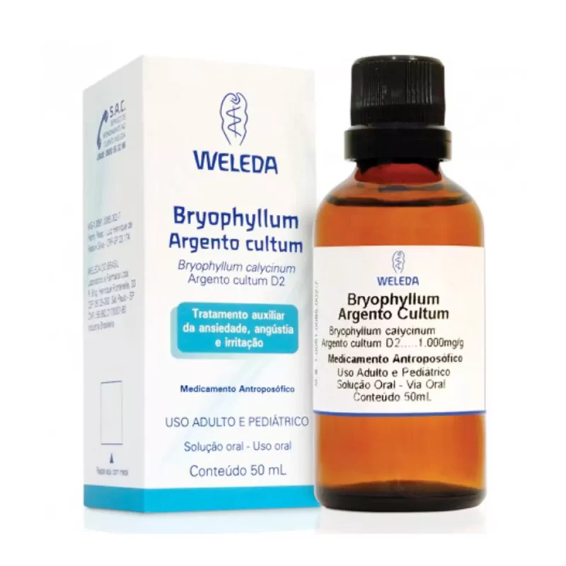 7893093015753 Bryophyllum Argento Cultum Weleda Solução Oral 50mL