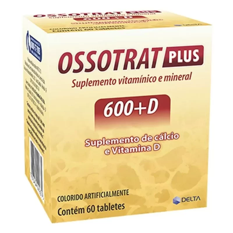 7893454141831 Ossotrat Plus 600+D c/ 60 Comprimidos