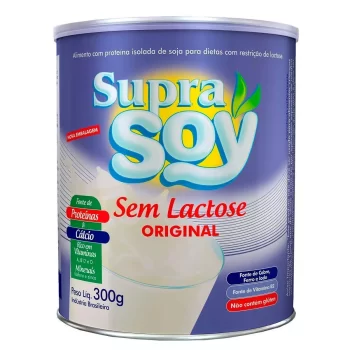 Supra Soy Sem Lactose Original Lata 300g