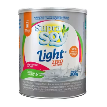 Supra Soy Sem Lactose Original Light Lata 300g