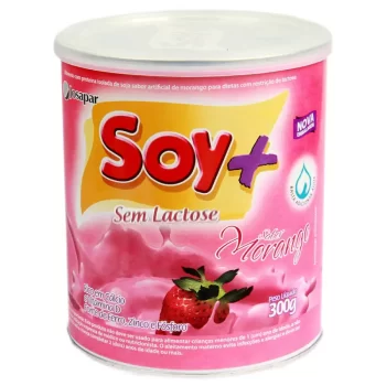 Soy+ Sem Lactose Morango Lata 300g