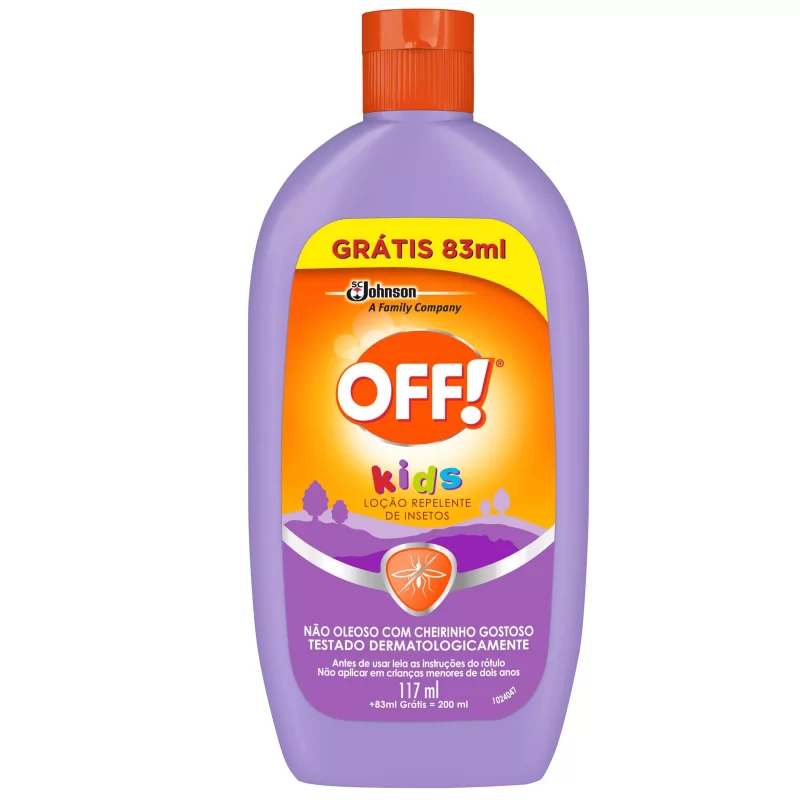 7894650005712 Off Kids Repelente Loção Infantil 200mL