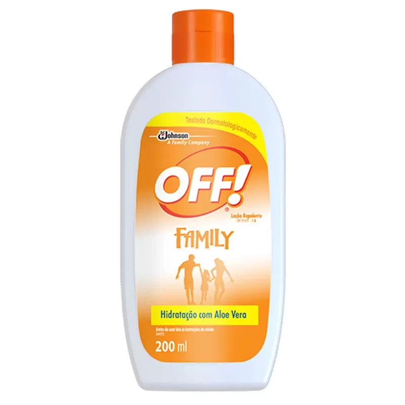 7894650130070 Off Family Repelente Loção com Aloe Vera 200mL