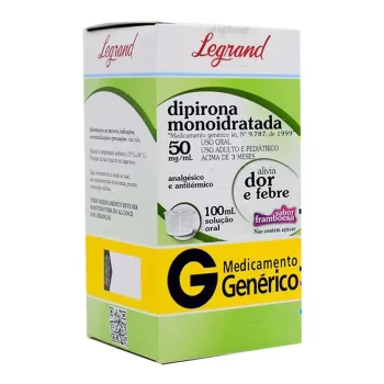 Dipirona Solução Oral 50mg/mL 100mL Genérico Legrand *no pix