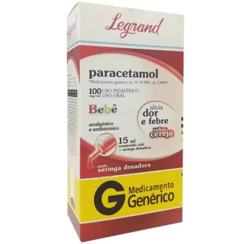 PARACETAMOL BEBE SUSPENSÃO ORAL LEGRAND NO PIX