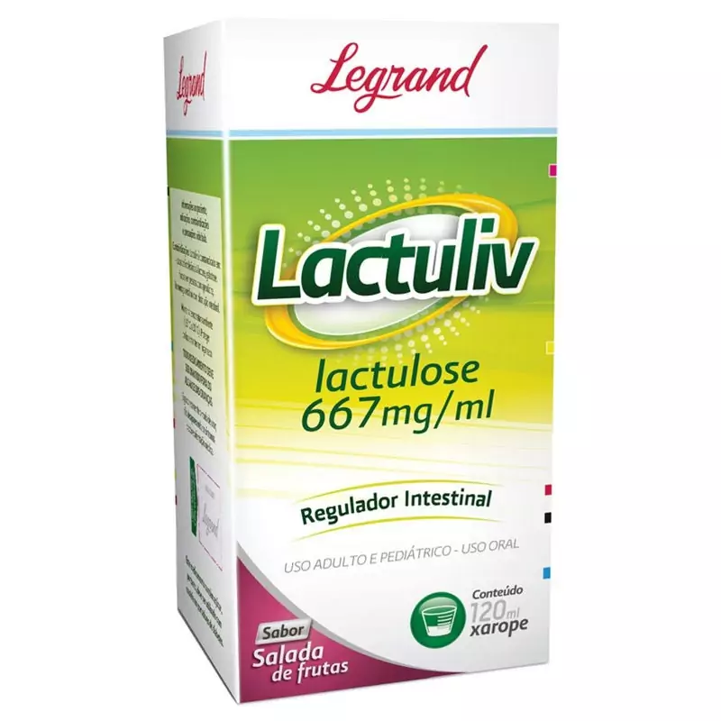 7896004723341 Lactuliv Xarope Salada de Frutas 667mg/mL 120mL