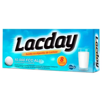 Lacday c/ 8 Comprimidos Mastigáveis