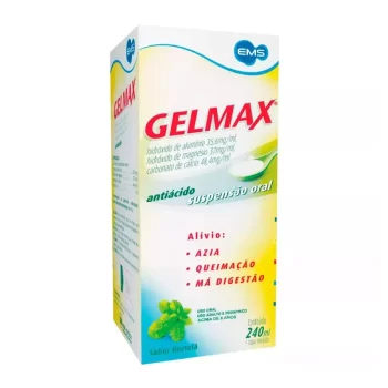 Gelmax Suspensão Oral Sabor Hortelã 240mL