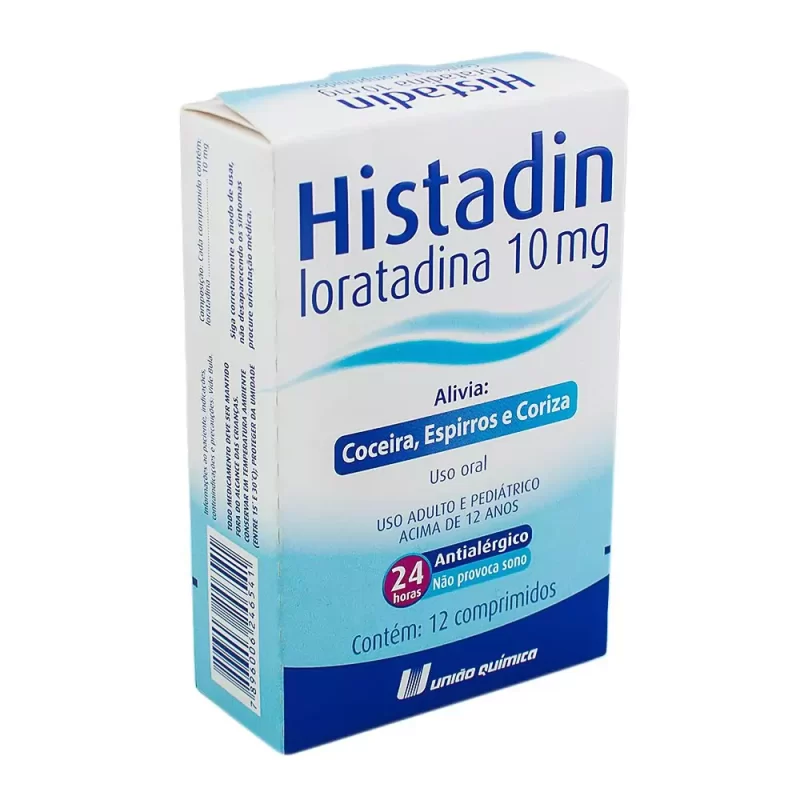 Histadin 10mg c/ 12 Comprimidos