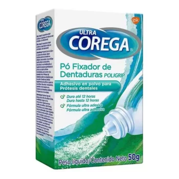 Corega Ultra Pó Fixador para Dentaduras 12 Horas 50g