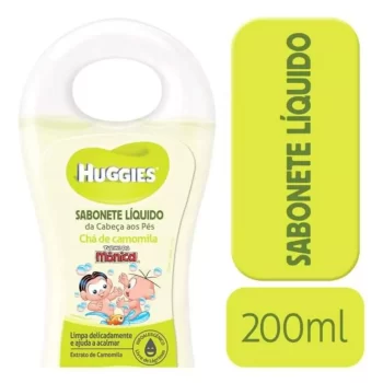 Sabonete Líq Huggies Turma da Mônica Chá de Camomila 200mL