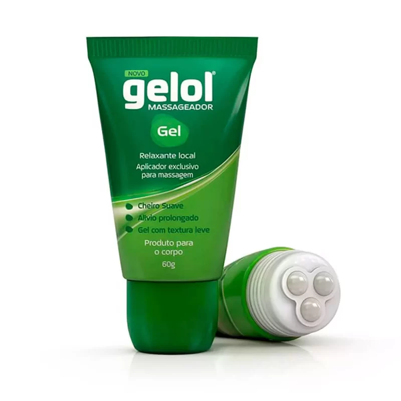 7896094916890 Gelol Gel Massageador Corporal 60g
