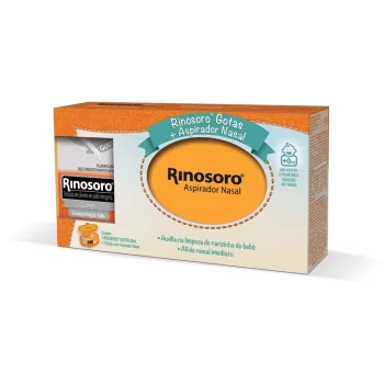 Rinosoro Gotas Nasal 9,0mg/0,1mg 30mL +Estojo c/Aspirador