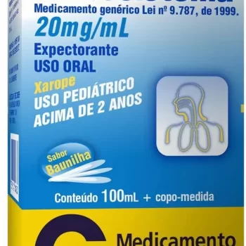 Carbocisteina Xarope Inf 20mg 100mL +Copo Genérico Teuto
