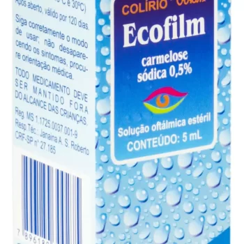 Ecofilm Solução Oftálmica Colírio 0,5% 5mL