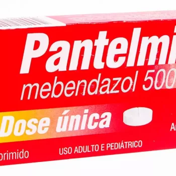 Pantelmin Dose Única 500mg c/ 1 Comprimido