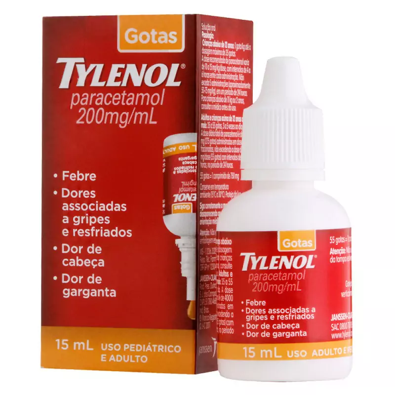 7896212479924 Tylenol Gotas 200mg/mL 15mL