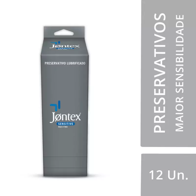 7896222720092 Preservativo Jontex Sensitive Display 12×3 (36 Camisinhas)