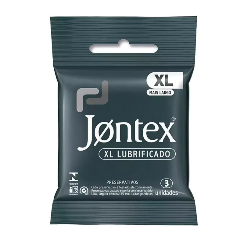 7896222720429 Preservativo Jontex XL c/3 Camisinhas