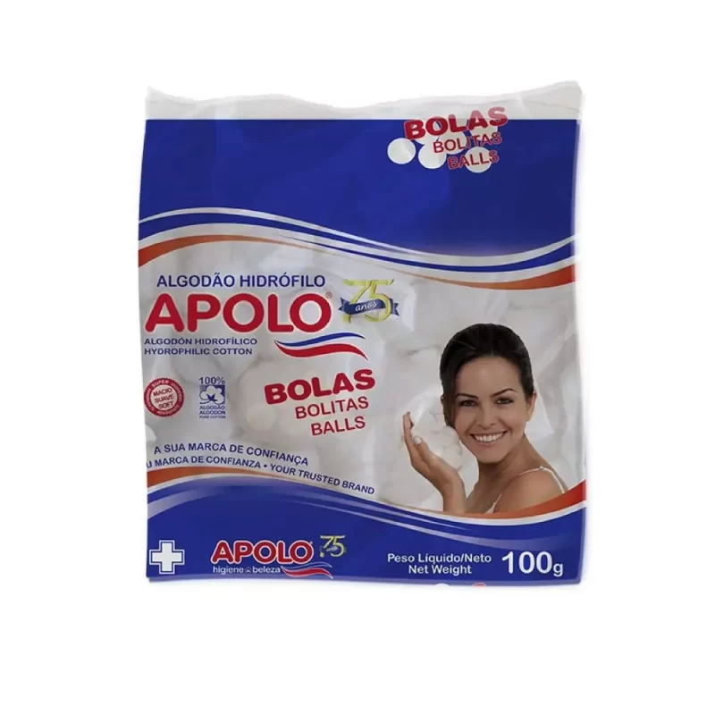7896224410724 Algodão Apolo em Bolas 100g