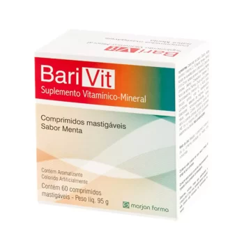 Barivit Sabor Menta c/ 60 Comprimidos Mastigáveis