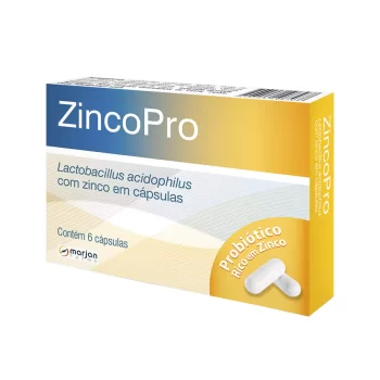 Zincopro c/ 6 Cápsulas