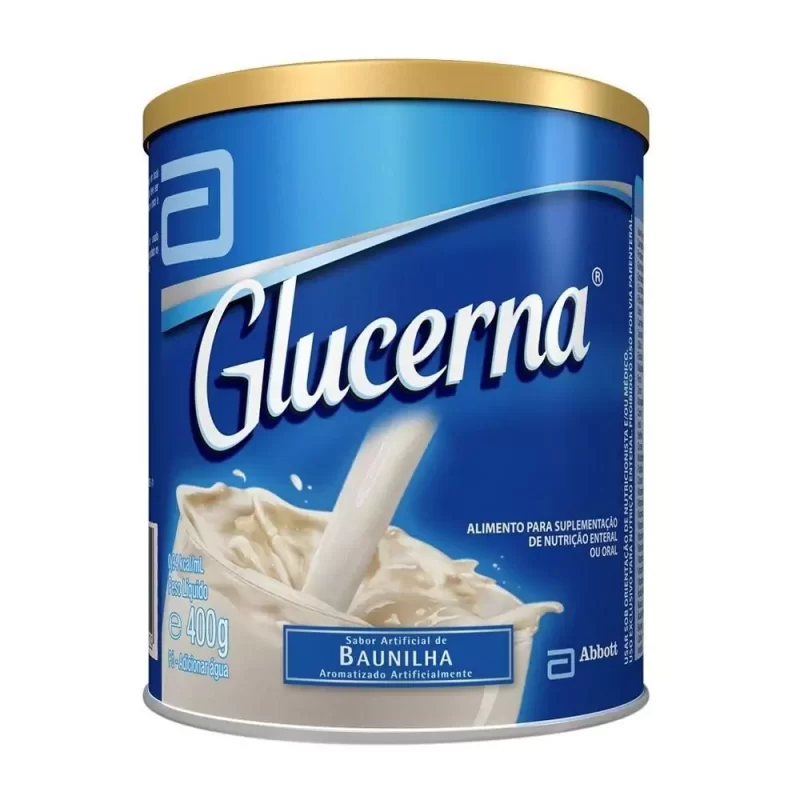 7896255762229 Glucerna Pó Suplemento Nutricional Sabor Baunilha Lata 400g