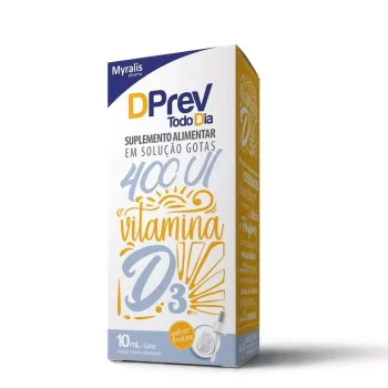 DPrev Todo Dia Solução Oral Gotas Sabor Frutas 400UI 10mL