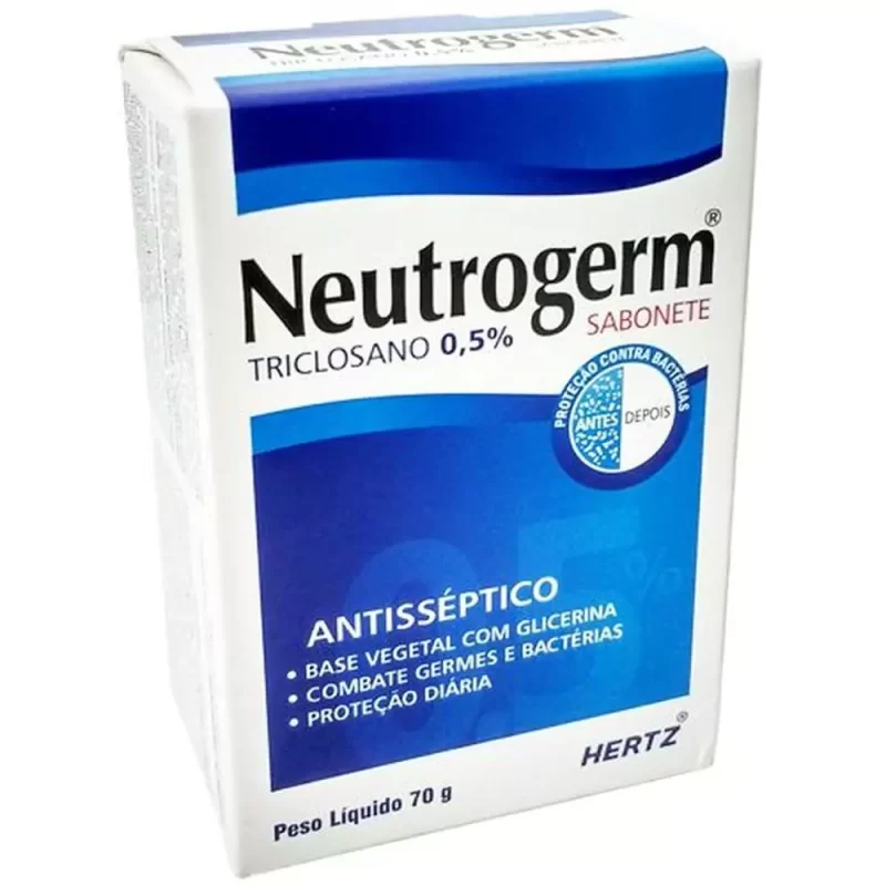 7896331700268 Neutrogerm Sabonete Antisséptico Corporal 0,5% 70g