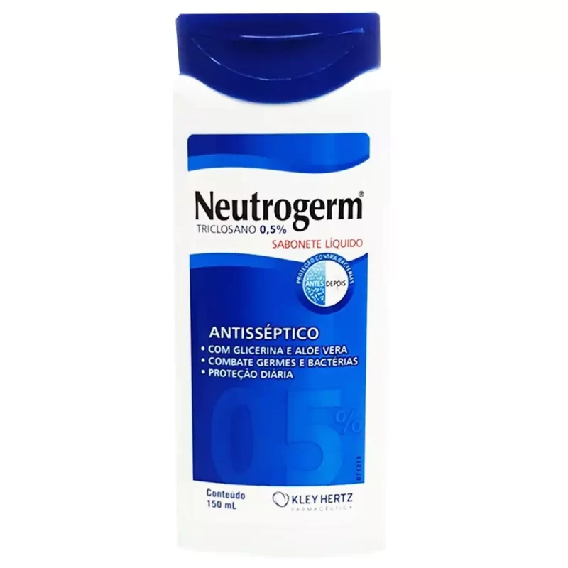 7896331701234 Neutrogerm Sabonete Líquido Antisséptico Corporal 0,5% 150mL