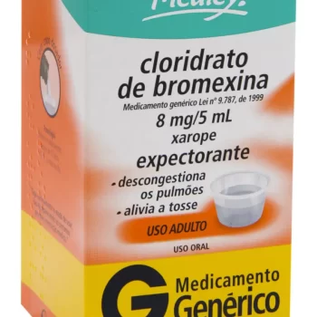 Bromexina Xarope Adulto 8mg/5mL 120mL Genérico Medley