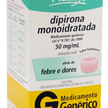 Dipirona Monoindratada Sol Oral 50mg 100mL Genérico Medley
