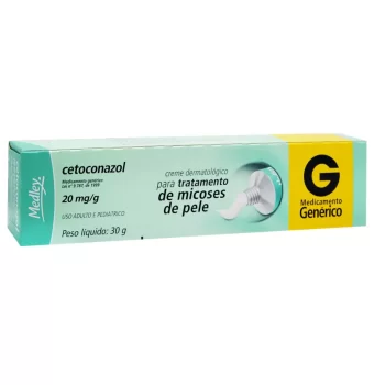 Cetoconazol Cr Derma Antimicótico 20mg 30g Genérico Medley