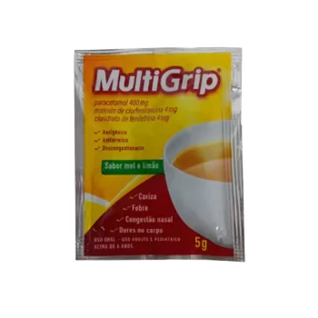 Multigrip Sabor Mel e Limão Sachê 5g