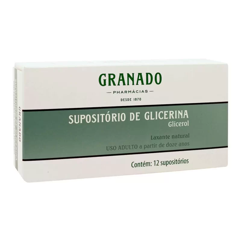 7896512901392 Granado Supositórios Adulto c/ 12 Supositórios
