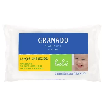 Lenços Umedecidos Granado Bebe c/ 50 Lencinhos