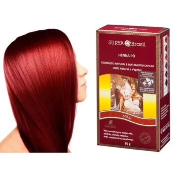 Henna Pó Acaju Surya Brasil 50g 12.1.P