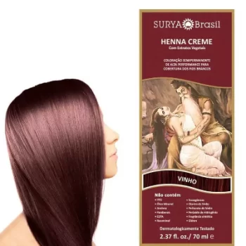 Henna Creme Vinho Surya Brasil 70mL 13.15.P