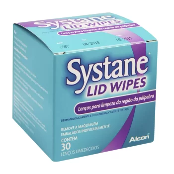 Systane Lid Wipes Sol Limpeza Ocular Externa 30 Lenços Umed