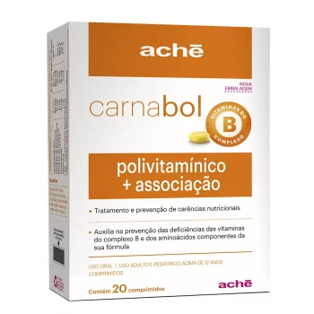 Carnabol c/ 20 Comprimidos
