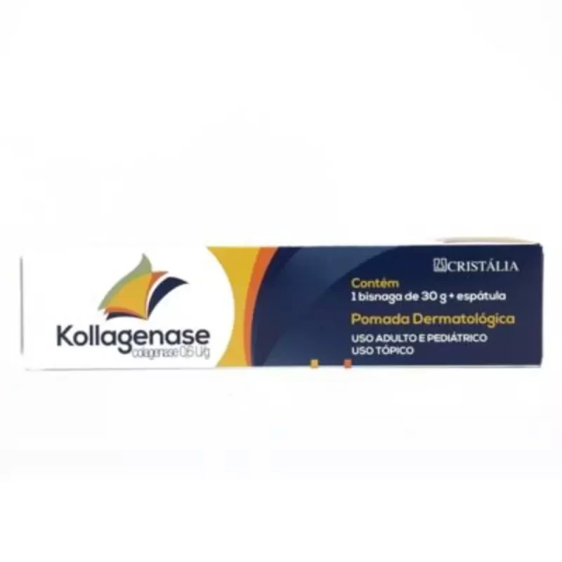 7896676427745 Kollagenase s/ Cloranfenicol Pomada 0,6UI 30g
