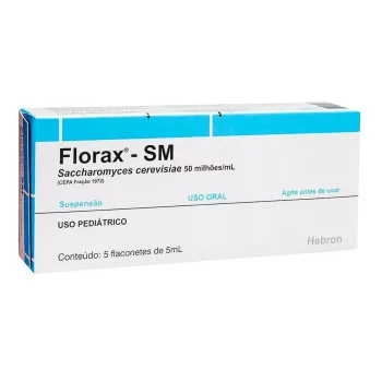 Florax Pediátrico c/ 5 Flaconetes de 5mL Cada