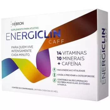 Energiclin Caff Cafeína para Atletas c/ 30 Cápsulas