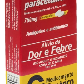 Paracetamol 750mg c/ 20 Comprimidos Genérico Neo Quimica