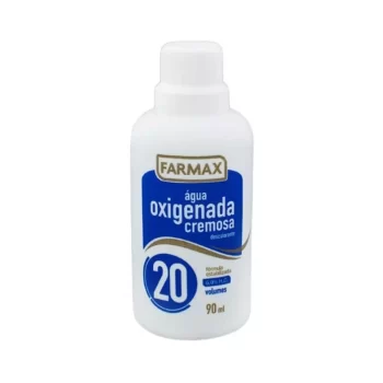 Água Oxigenada Cremosa c/ Glicerina Farmax 20 Volumes 90mL