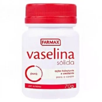 Vaselina Sólida Pomada Vasemax Farmax Pote 70g