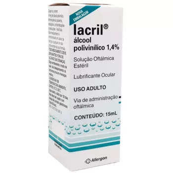 Lacril Solução Oftálmica Lubrificante Ocular 1,4% 15mL