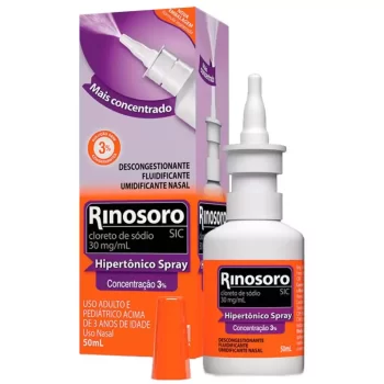 Rinosoro Concentrado Sic Spray Nasal Hipertônico 30mg 50mL