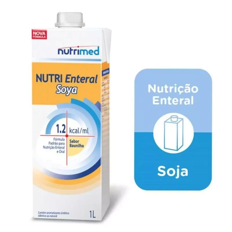 7897426400995 Nutri Enteral Soya Baunilha Tetra Pak Caixinha 1,2KCAL/mL 1L