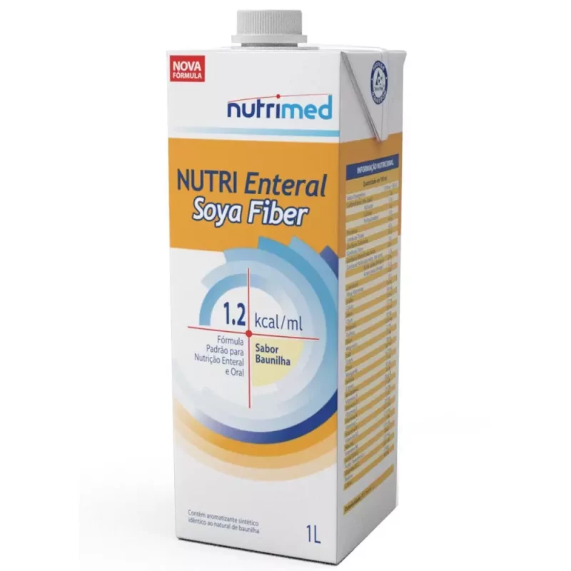 7897426401008 Nutri Enteral Soya Fiber Baunilha Tetra Pak Caixa 1,2KCAL 1L